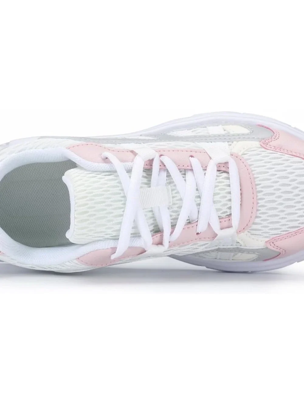 Women's Pink White Walking Shoes Comfortable Running Casual Tennis Sneakers